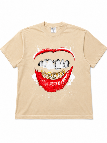 Cropped Too Swaggy Diamond Lipz T-Shirt